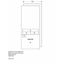 Gaggenau RVB497190 Vario k�le-/fryseskab serie 400 Fuldt integrerbart