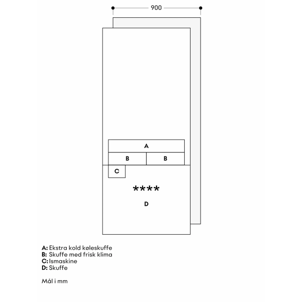 Gaggenau RVB497190 Vario k�le-/fryseskab serie 400 Fuldt integrerbart