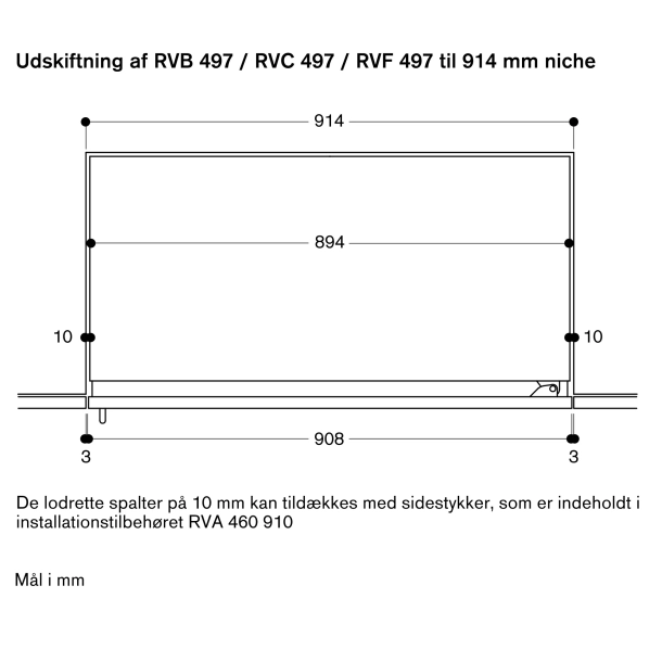 Gaggenau RVB497190 Vario k�le-/fryseskab serie 400 Fuldt integrerbart
