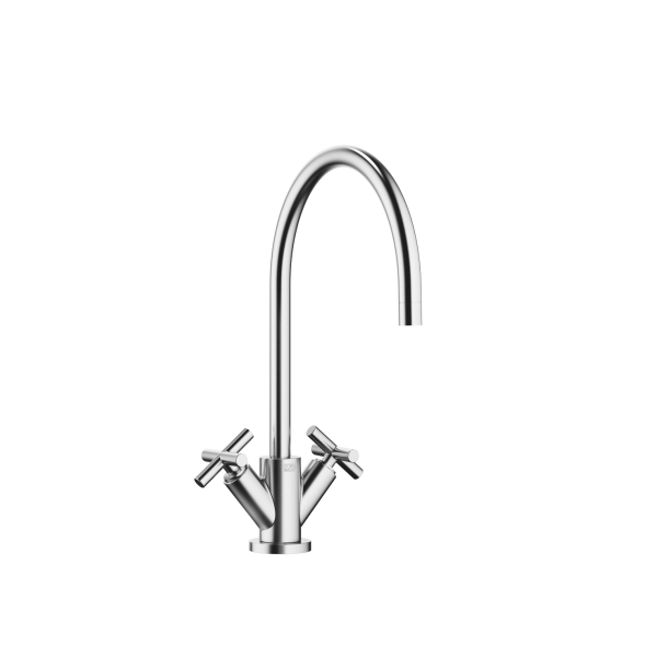 TARA Single-hole mixer - Brushed Chrome