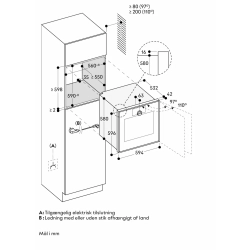 Gaggenau GO451120 Ovn Expressive series Venstrehngslet - rustfrit stl, bredde 60 cm