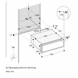 Gaggenau GW453120 Varmeskuffe Expressive series - rustfrit stl - bredde 60 cm, hjde 21,5 cm