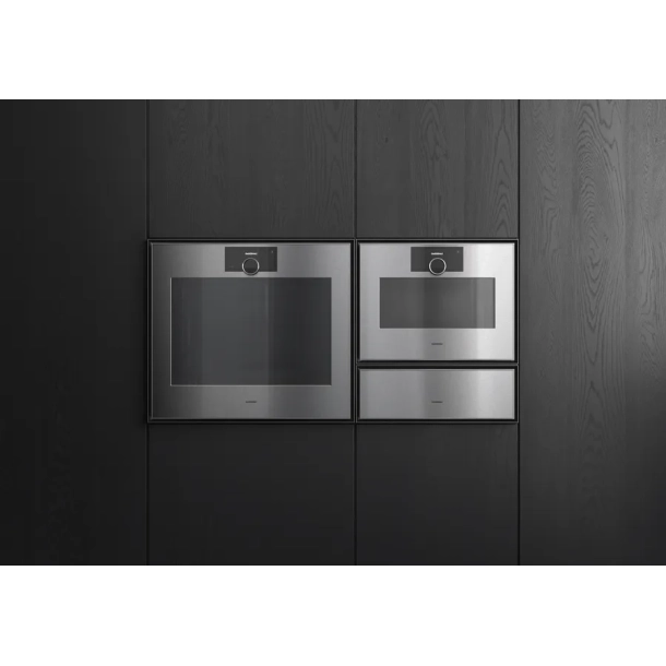 Gaggenau GW483120 Varmeskuffe Expressive series - rustfrit stl - bredde 76 cm, hjde 21,5cm