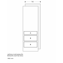 Gaggenau RVC477190 Vario k�leskab serie 400 Fuldt integrerbart 76,2 cm