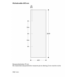 Gaggenau RVC467190 Vario k�leskab serie 400 Fuldt integrerbart 61 cm