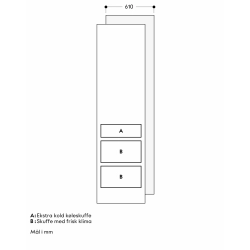 Gaggenau RVC467190 Vario k�leskab serie 400 Fuldt integrerbart 61 cm