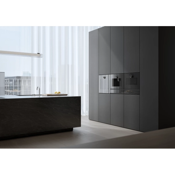 Gaggenau GS241100 Kombidampovn Minimalist series Venstrehngslet - onyx, bredde 60 cm