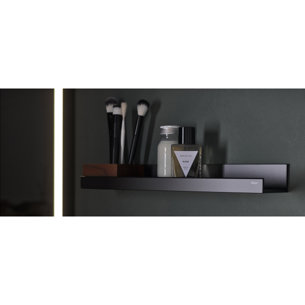 Alape Assist hylde 60x10 cm, mat sort