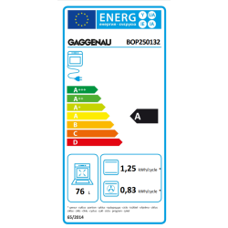 Gaggenau BOP250132 Ovn serie 200 Hjrehngslet - Silver