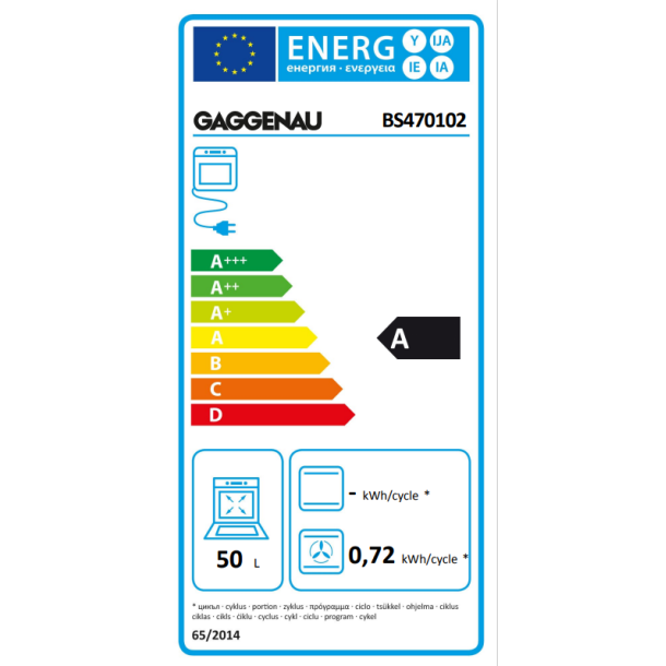 Gaggenau BS470102 Kombidampovn serie 400 Hjrehngslet