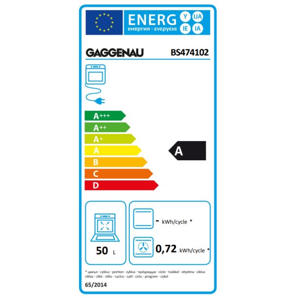 Gaggenau BS474102 Kombidampovn serie 400 Hjrehngslet