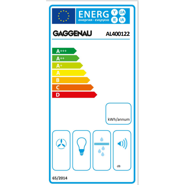 Gaggenau AL400122 Bordemfang Serie 400 120 cm, Rustfrit stl - Bemrk uden motor
