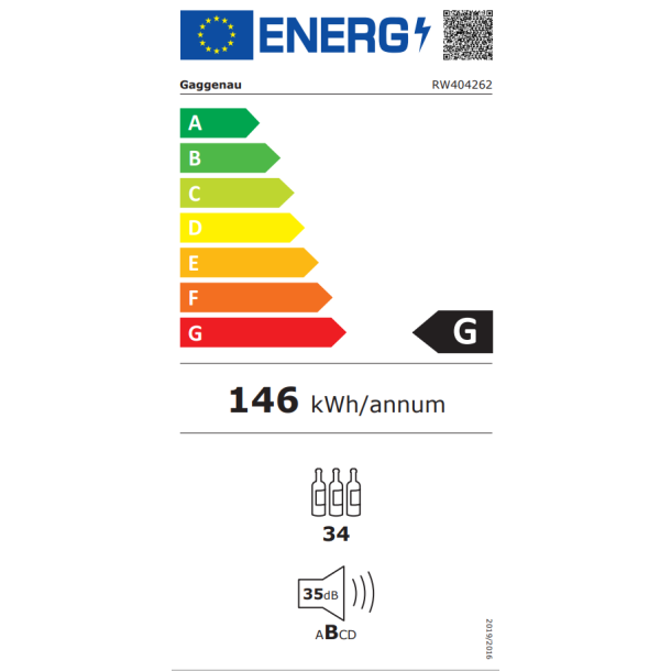 Gaggenau RW404264 Vinklimaskab serie 200  Underbygning/stlramme/glas lge