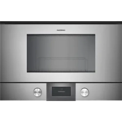 Gaggenau BMP224110 Mikroblgeovn serie 200 Hel glasdr i Gaggenau Metallic hjrehngslet 