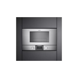 Gaggenau BMP224110 Mikroblgeovn serie 200 Hel glasdr i Gaggenau Metallic hjrehngslet 