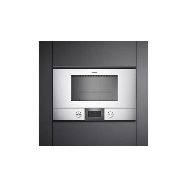 Gaggenau BMP224130 Mikroblgeovn serie 200 Hel glasdr i Gaggenau Silver hjrehngslet 
