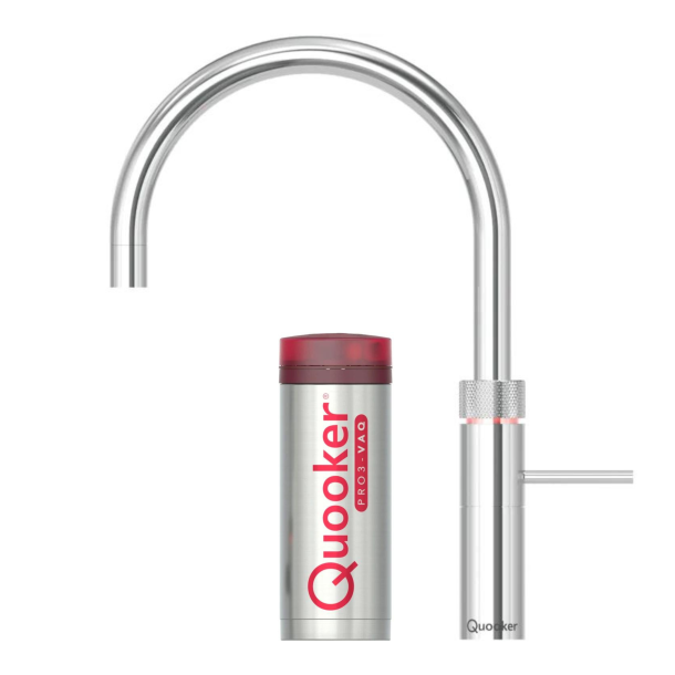 Quooker Fusion Round inkl. Pro3 beholder - Krom